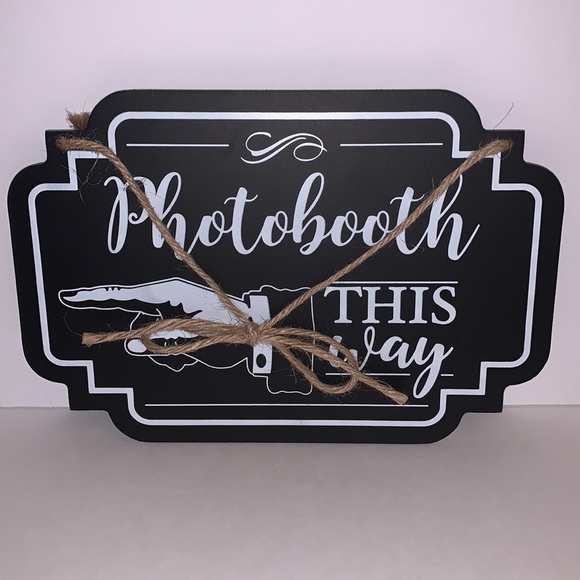 Beautiful Reception Photo Booth Sign - Picture 2 of 2
